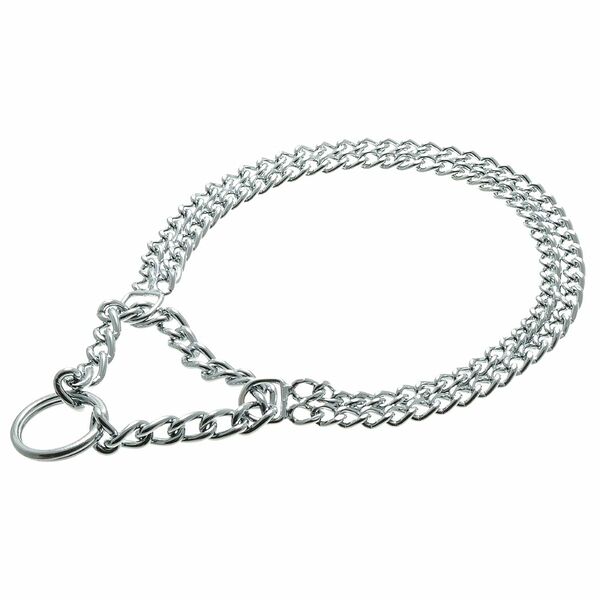 Удавка для собак V.I.PET двойная 2мм x 18  (45 см)