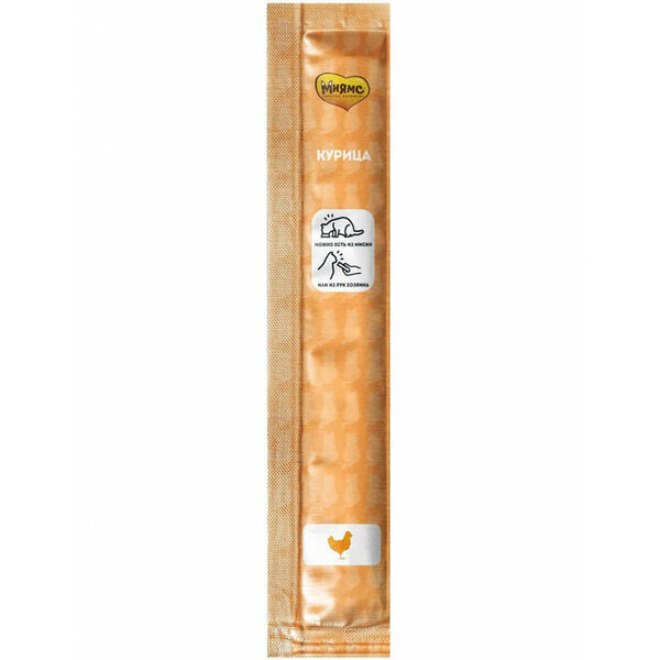 Крем-лакомство для кошек Мнямс с курицей 15 г