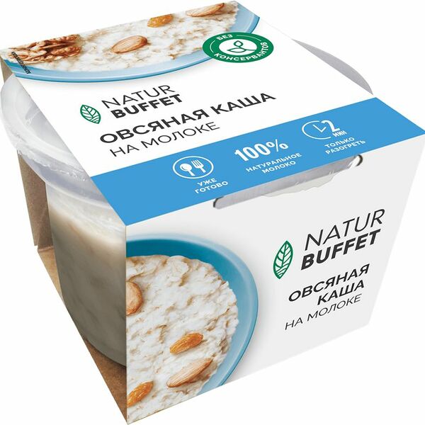 Каша Натурбуфет Овсяная на молоке 200г