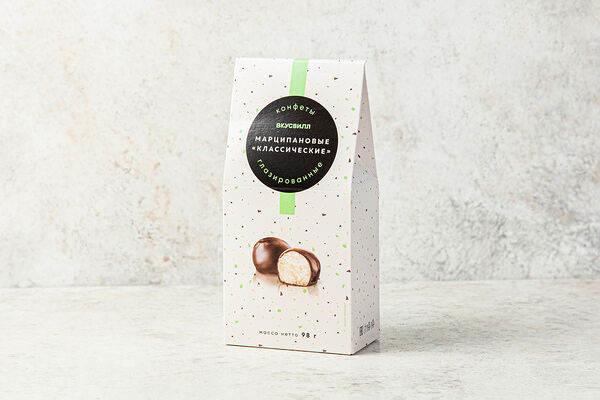 Конфеты глазированные Марципановые классические 