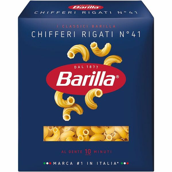 Макаронные изделия Barilla Chifferi Rigati n.41, из твёрдых сортов пшеницы