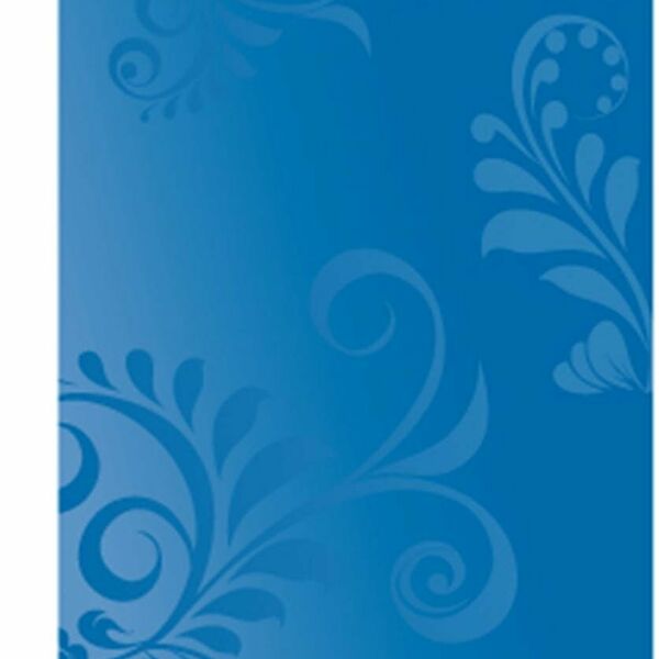 Блокнот Комус Русская серия,А7,50л,евроспираль,синий, клетка,