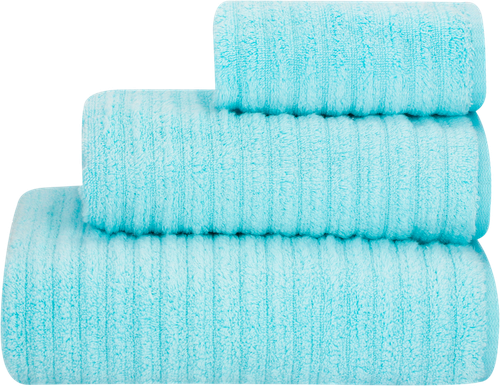 

Полотенце Homeclub Zero Twist 50x80 см, голубое, волна