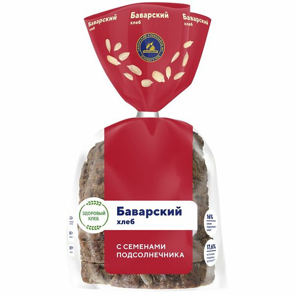 Хлеб Самарский хлебозавод №5 Баварский Пшенично-ржаной в нарезке