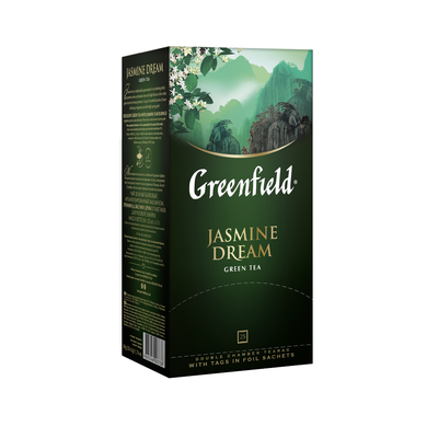 Чай пакетированный Greenfield Жасминовая мечта (Jasmine Dream) зеленый 25 шт. х 2 г