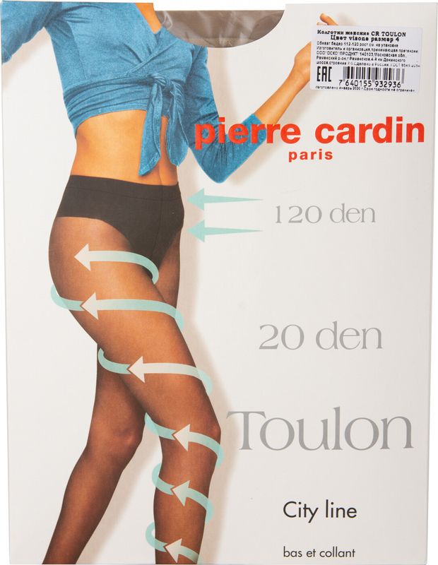 

Колготки женские Pierre Cardin Toulon 20 visone р. 4