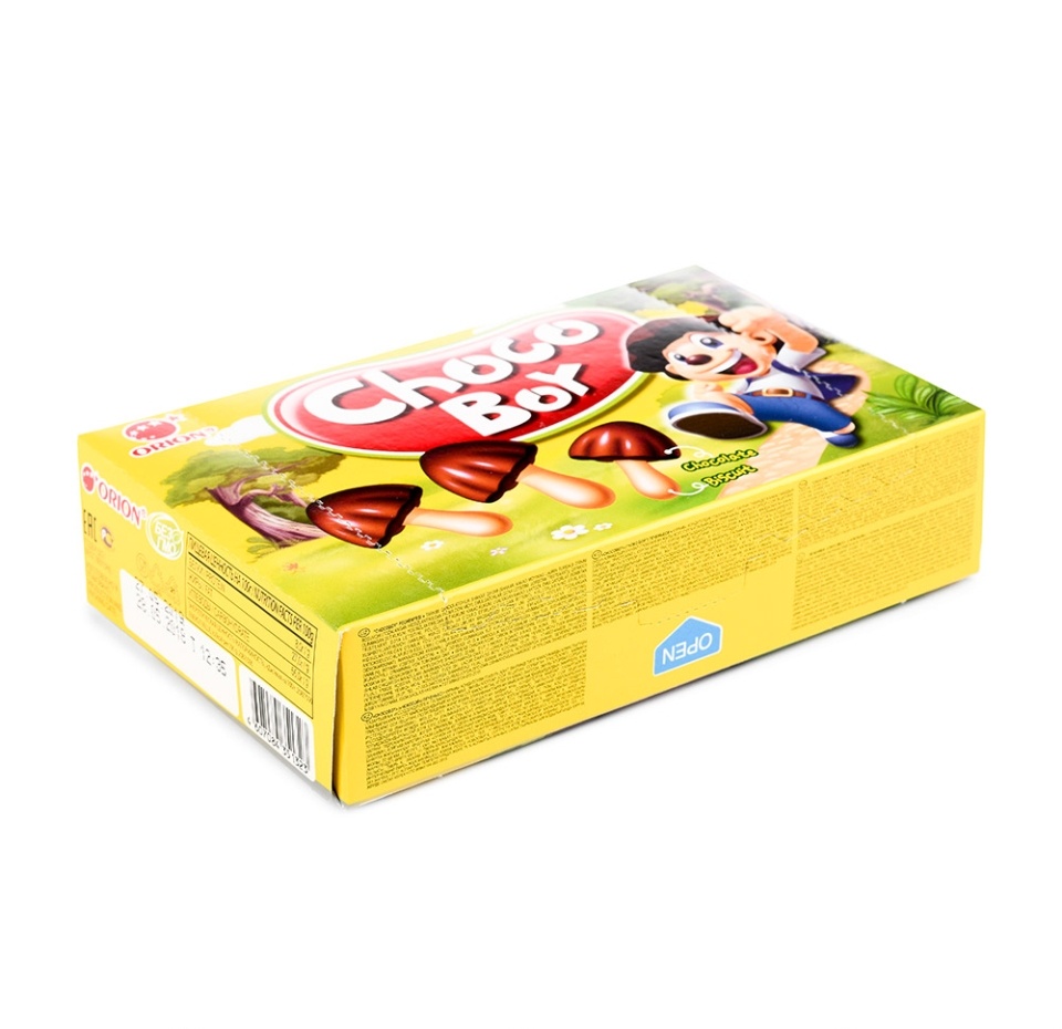 

Печенье Choco Boy грибочки Orion 45 г
