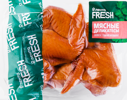 Крыло Лента Fresh куриное копчено-вареное до 1.0кг