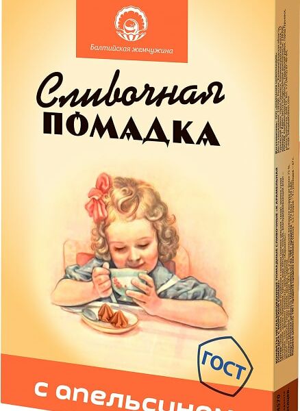 Помадка Балтийская жемчужина Сливочная с апельсином 150г
