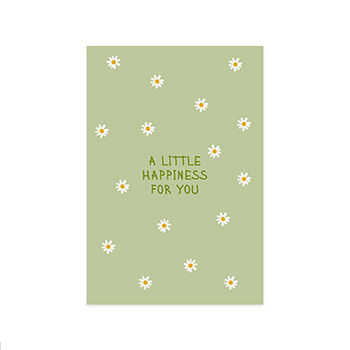 Открытка Paperie Ромашки green, Россия