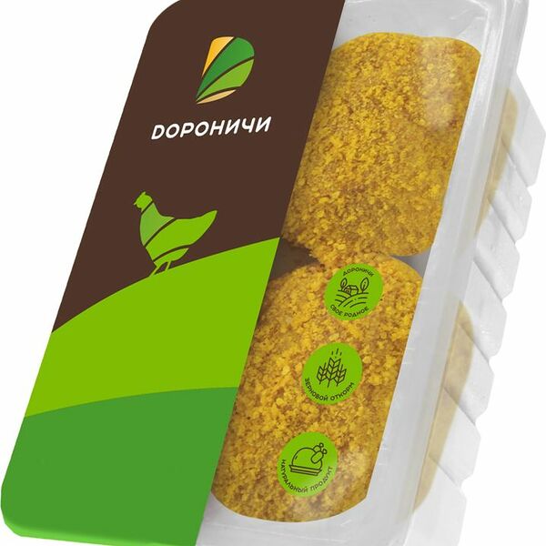 Котлеты Дороничи Сливочные из мяса цыплят 300г