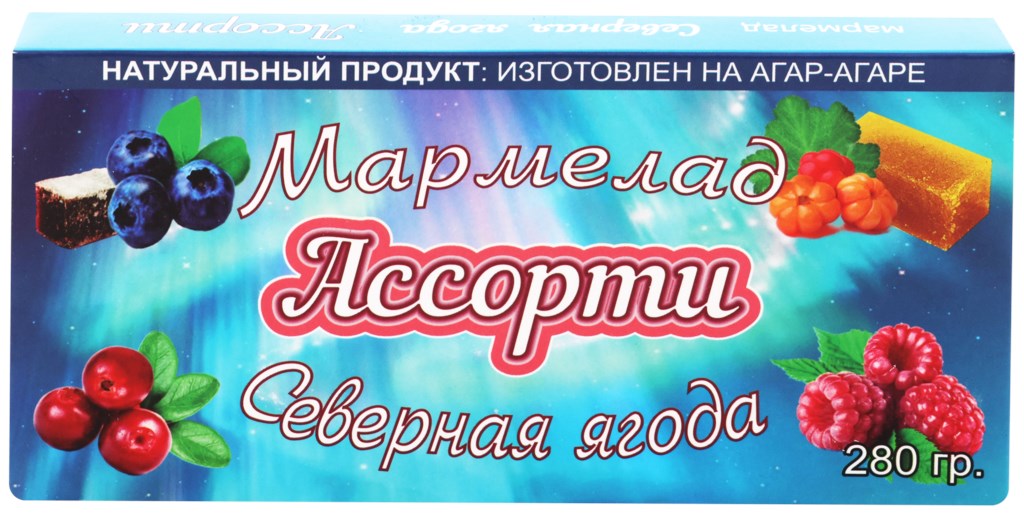 

Мармелад АРХХЛЕБ Ассорти Северная ягода