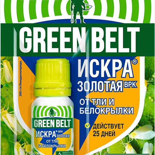 Средство защиты от насекомых-вредителей Искра Золотая Грин Бэлт 10мл