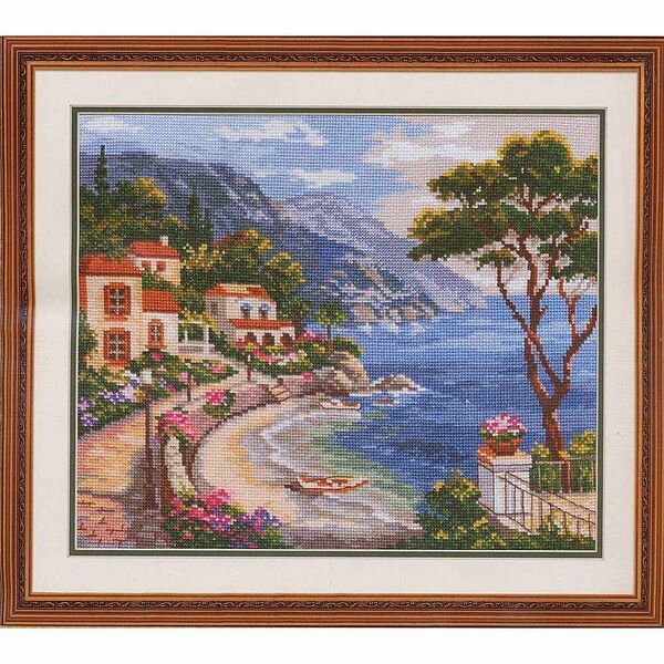 3-02 Набор для вышивания АЛИСА 'Южный берег' 32*25см