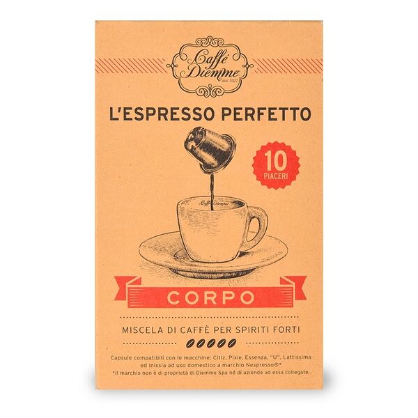 Кофе в капсулах Caffe Diemme L'espresso Perfetto Corpo, 10 шт.