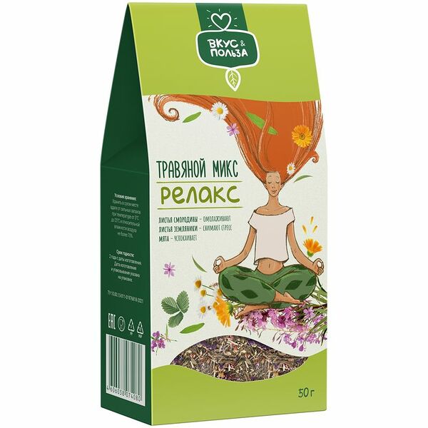 Напиток чайный Вкус и Польза Расслабление 50г