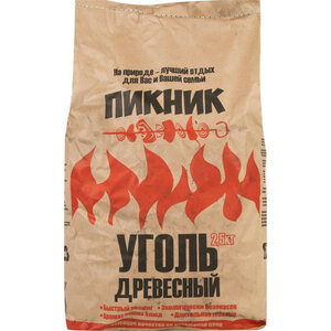 Уголь для мангалов и грилей древесный Пикник в Магнит со скидкой –10%