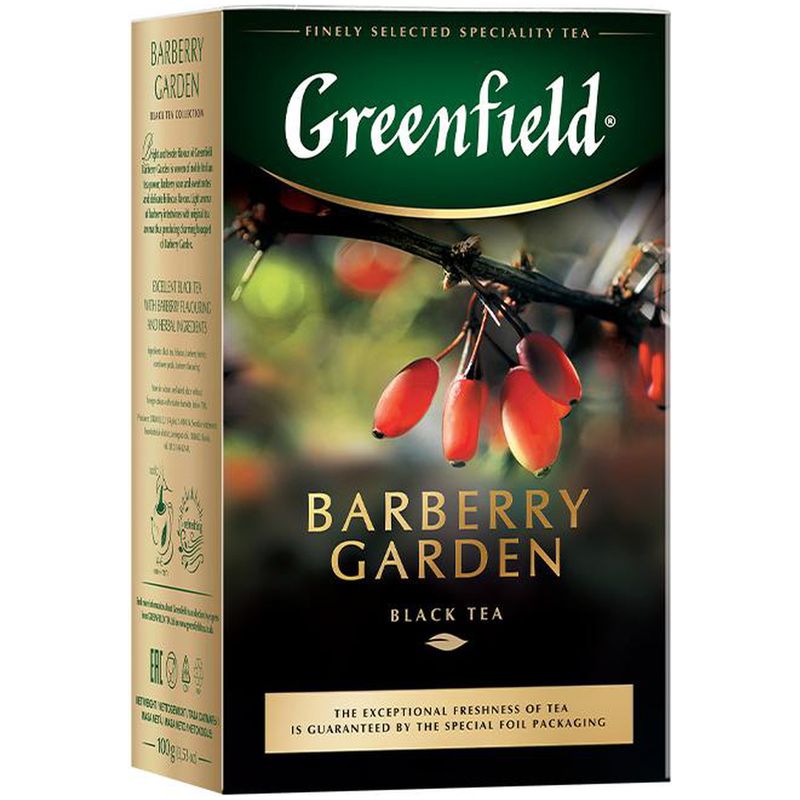 

Чай черный Greenfield Barberry Garden 100 г