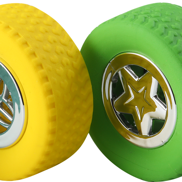 Ластик фигурный колесо в ассортименте 1 шт.