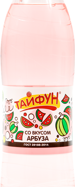 Напиток ТАЙФУН Арбуз среднегазированный, 1.5л