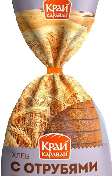 Хлеб Край Каравай с отрубями