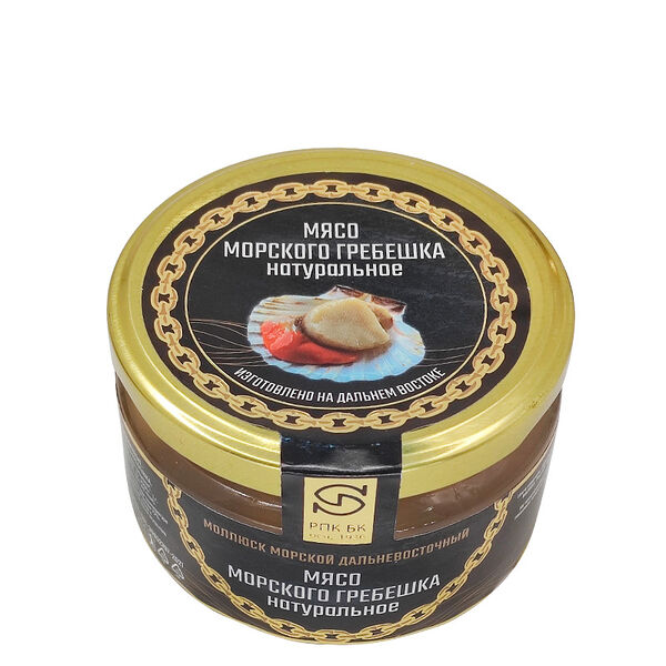 Морской гребешок консервированный Рыбозавод Большекаменский, 200 г