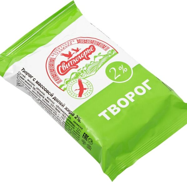 Творог Свитлогорье 2% 180г