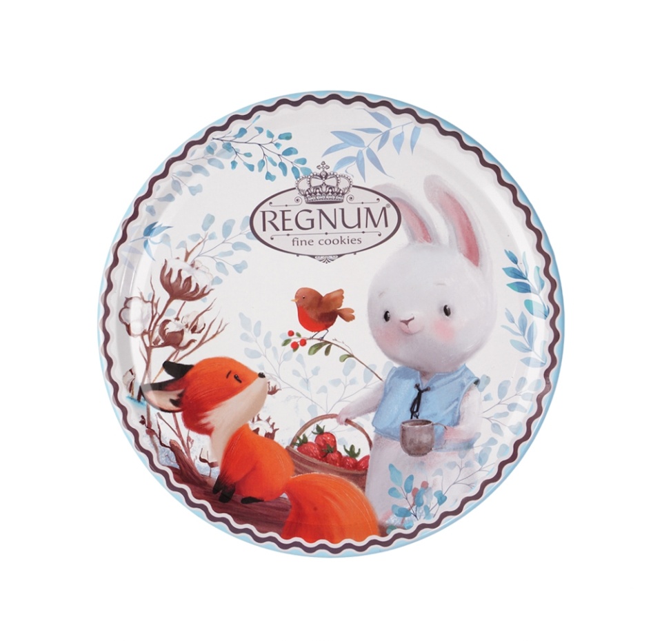 

Печенье сдобное Regnum Зайчик с корзинкой с кокосовой стружкой 400 г