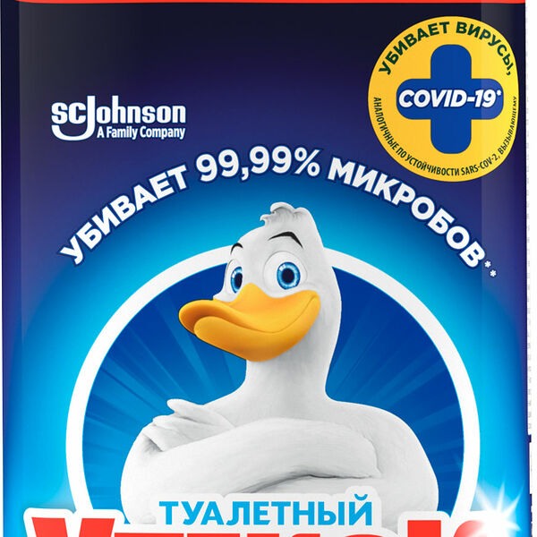 Средство для чистки унитаза Туалетный Утенок Супер Сила Видимый Эффект