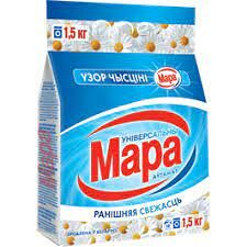 Мара Ўзор Чысціні автомат Утренняя свежесть1.5 кг средство моющее синтетическое порошкообразное