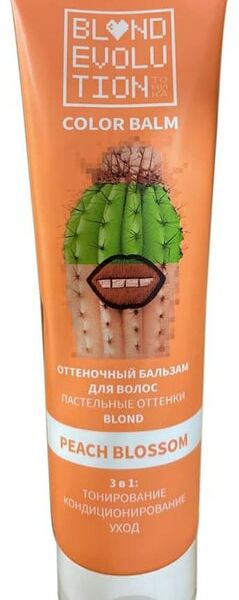 Бальзам для волос Тоника Peach Blossom оттеночный Персик 125мл