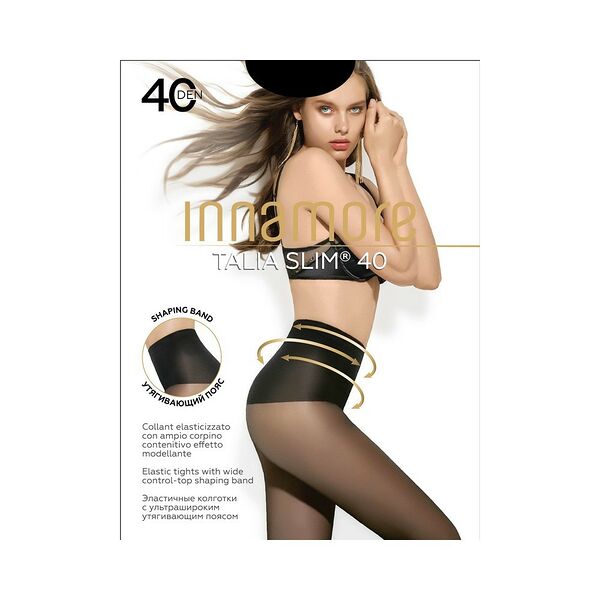 Женские колготки Innamore Talia Slim 40den Nero 2 размер
