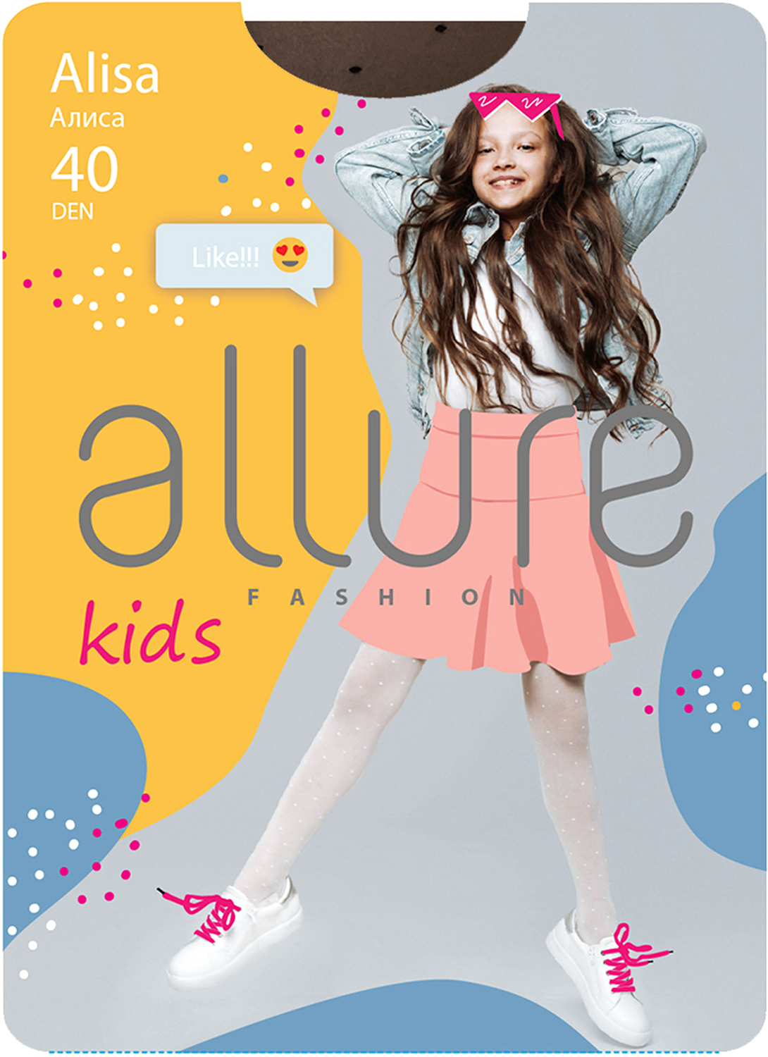 

Колготки детские Allure Alisa 40 черные р.146-152