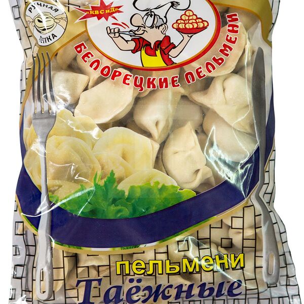 Пельмени Ип Кваснин Таёжные из говядины свинины и баранины