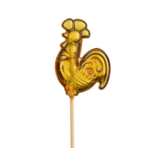 Карамель леденцовая Lenco Петушок, вкус в ассортименте 1 шт 20 г