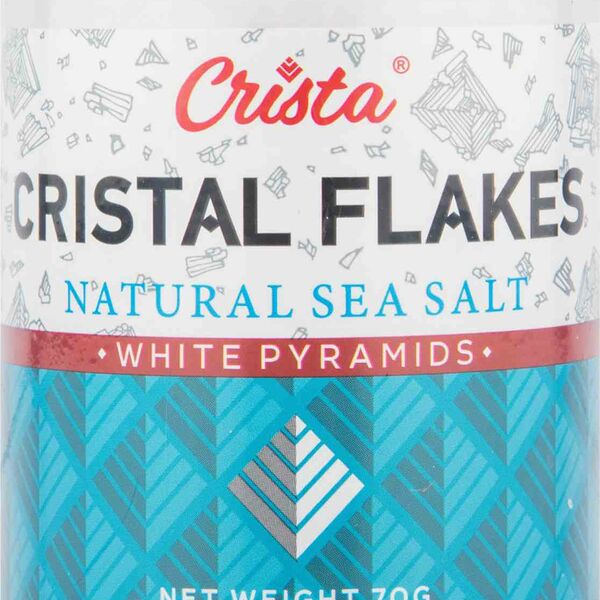 Соль Crista пищевая морская садочная натуральная в форме пирамидок