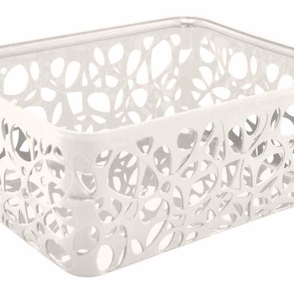 Корзина для хранения Архимед цвет: кремовый, 25,5x19,5x10,5 см