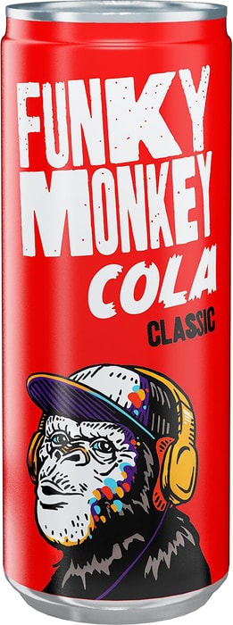 

Напиток Funky Monkey Кола Классик газированный 0.33 л