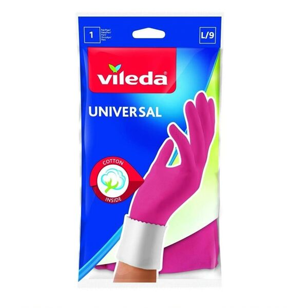 Перчатки латексные Vileda Style размер L