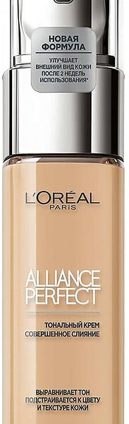 Тональный крем Loreal Paris Alliance Perfect Совершенное слияние Выравнивающий и увлажняющий Оттенок 3N Кремовый бежевый 30мл