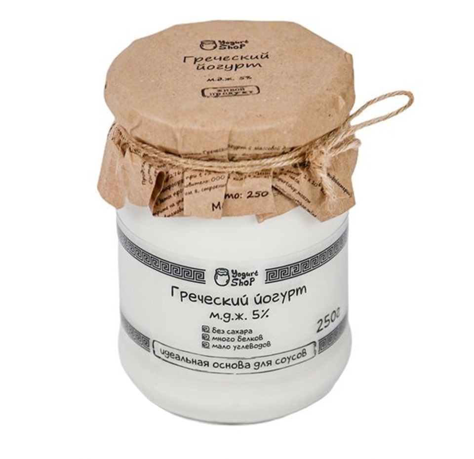 

Йогурт греческий Yogurt Shop 5% 250 г