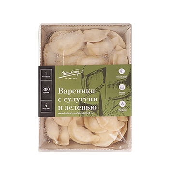 Вареники Шаляпин с сулугуни и зеленью 800г, Россия