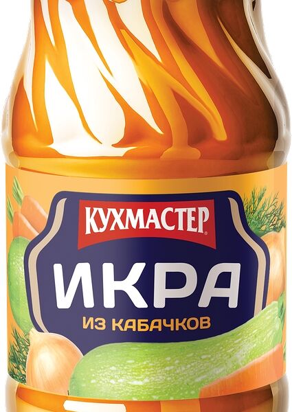 Икра Кухмастер из кабачков, 480г