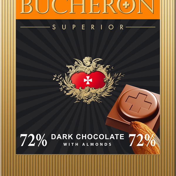 Шоколад Bucheron Superior горький с миндалем 100г