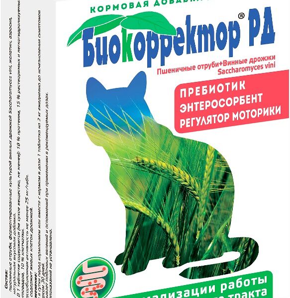 Биологически активная добавка Биокорректор РД для кошек 60 таб
