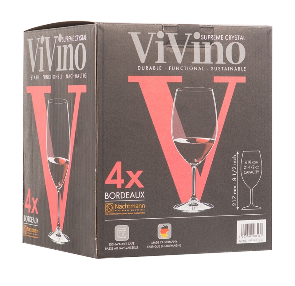 

Набор фужеров Nachtmann Vivino для красного вина 610 мл 4 шт.