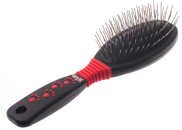 Щетка массажная средняя металлические зубья 3310M HELLO PET