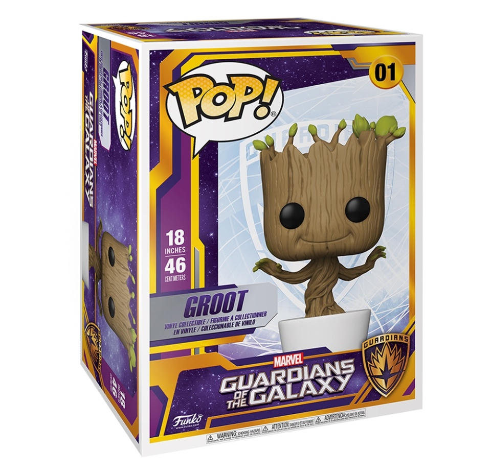 

Фигурка Funko POP! Dancing Groot Bobble Marvel Guardians Of The Galaxy 46 см