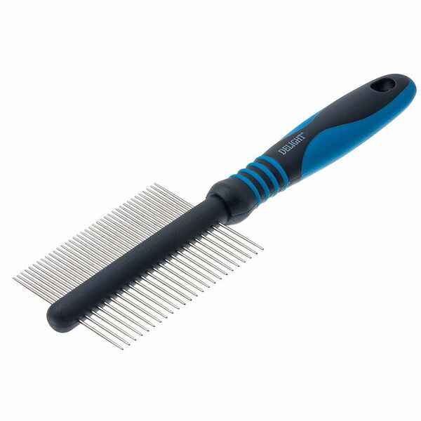 Расческа Delight с кольцами двухсторонняя 348D