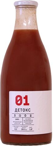 Сок детокс №01 1 л мультиовощной с мякотью ст/б